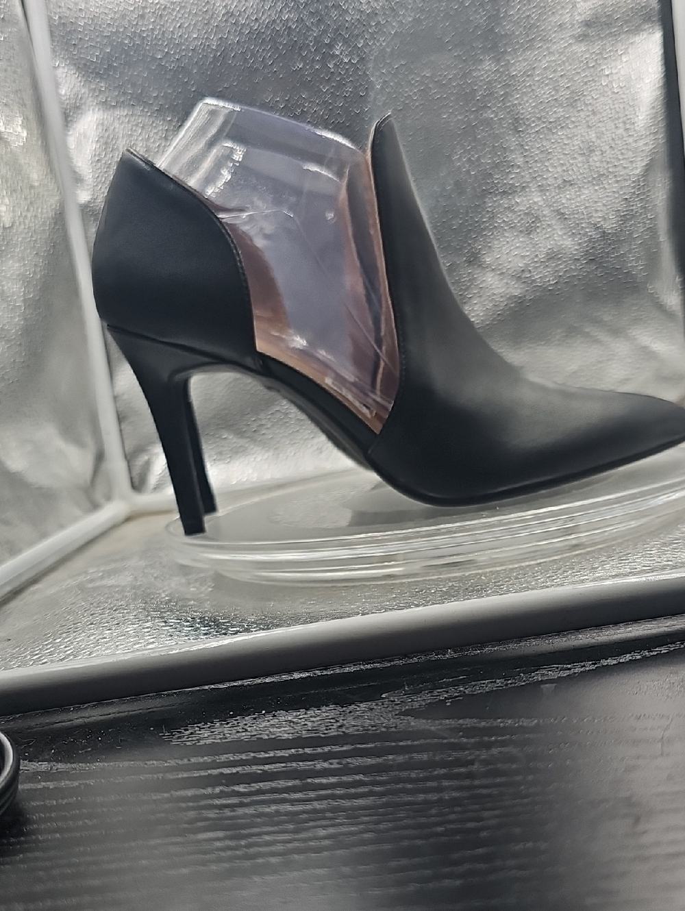 S Black Christian Sirano Heels Size 10 - Picture 5 of 8